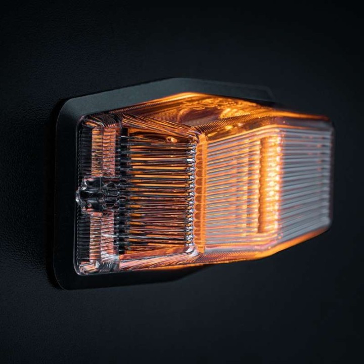 Feu danois - feu de position blanc/orange & warning | Strands