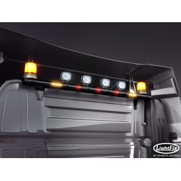 Rampe arriere noire MB Actros Classic et  StreamSpace Attention prevoir decoupe barre si prise d'air.
