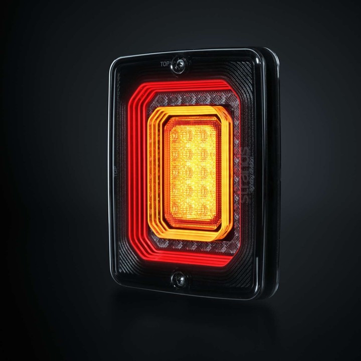 Feu arrière LED FOR9T Illusion 3 fonctions, STRANDS