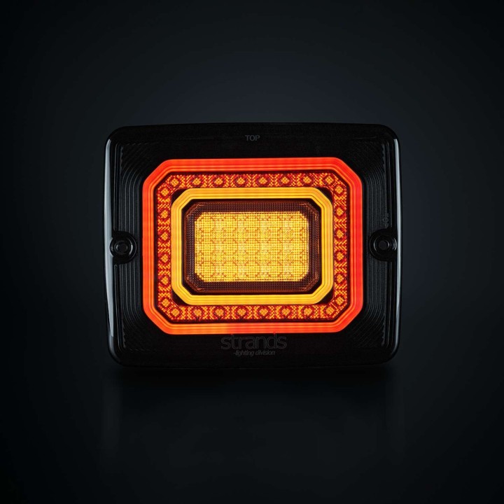 Feu arrière LED FOR9T Illusion 3 fonctions, STRANDS