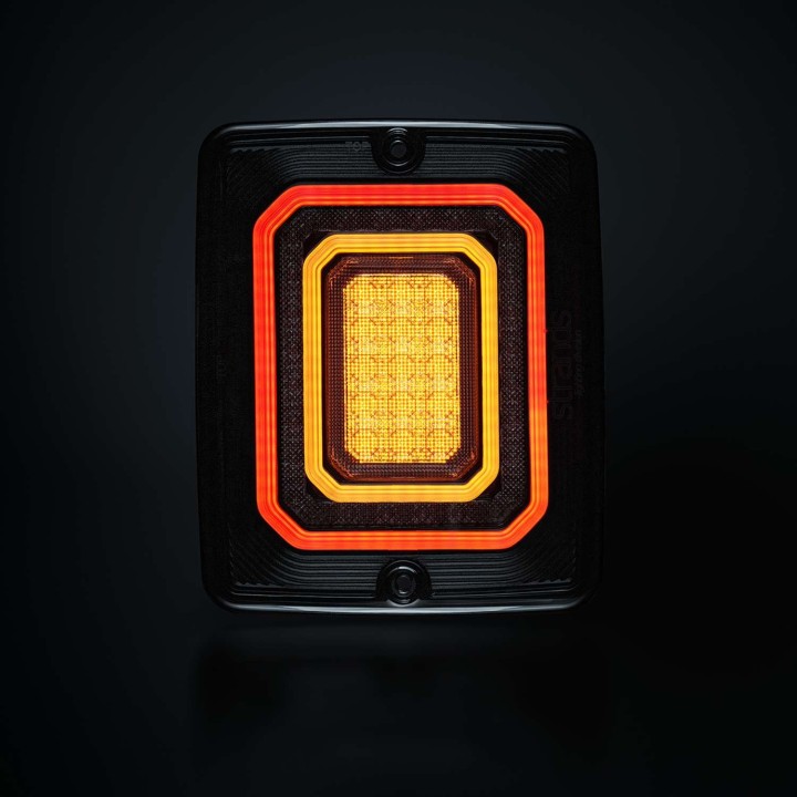 Feu arrière LED FOR9T Illusion 3 fonctions, STRANDS