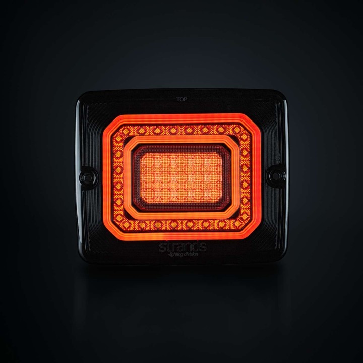 Feu arrière LED FOR9T Illusion 2 fonctions, STRANDS