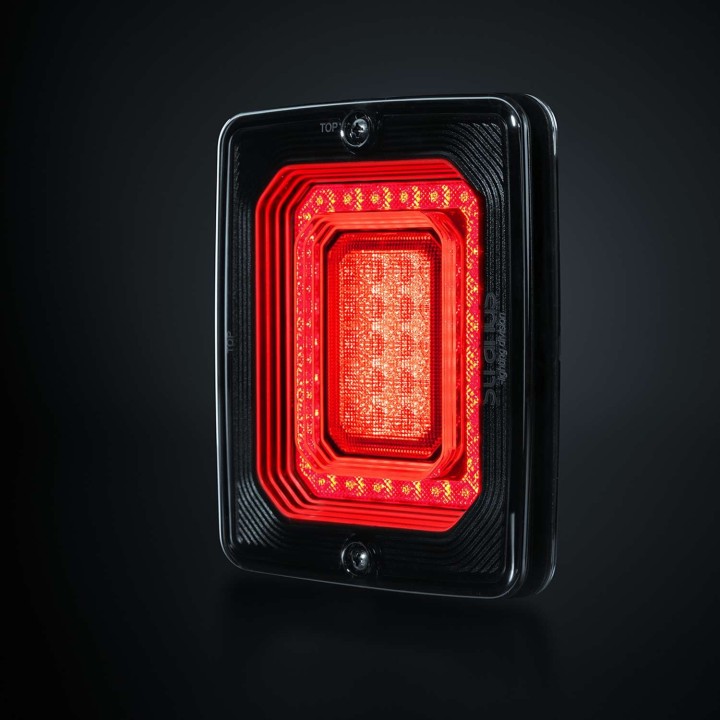 Feu arrière LED FOR9T Illusion 2 fonctions, STRANDS