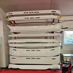 Spoiler Polyester New Scania – Grand Pare-Choc avec découpes (3 Veilleuses + 2 Talmu)