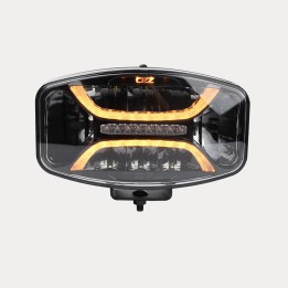 PHARE LONGUE PORTÉE OVALE OZZ XO1 P BLACK, OZZ