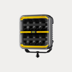 PHARE LONGUE PORTÉE CARRÉ OZZ SQR 7" BLACK, OZZ