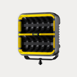 PHARE LONGUE PORTÉE CARRÉ OZZ SQR 9" BLACK, OZZ