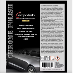 Crème efface-rayures & brillant métaux Chrome Polish, CARPOLISH (250g)