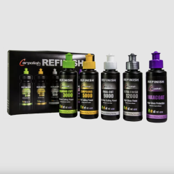 Kit complet de polissage & lustrage REFINISH BOX, CARPOLISH (5x150ml)