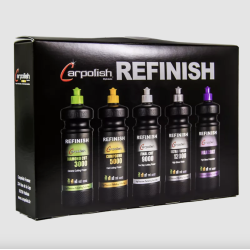 Kit complet de polissage & lustrage REFINISH BOX, CARPOLISH (5x150ml)