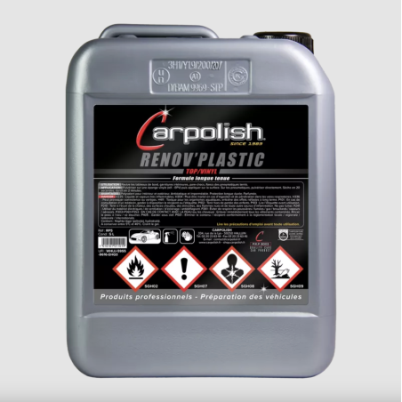 Rénovateur Pneu & Plastiques Extérieurs Top Vinyl, CARPOLISH (5L)