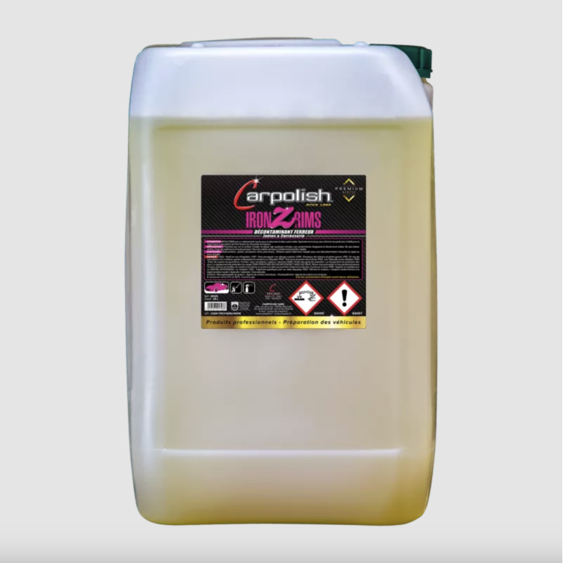 Décontaminant Ferreux Jantes & Vernis Iron Z Rims, CARPOLISH (25L)