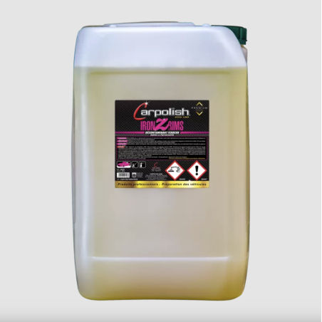 Décontaminant Ferreux Jantes & Vernis Iron Z Rims, CARPOLISH (25L)