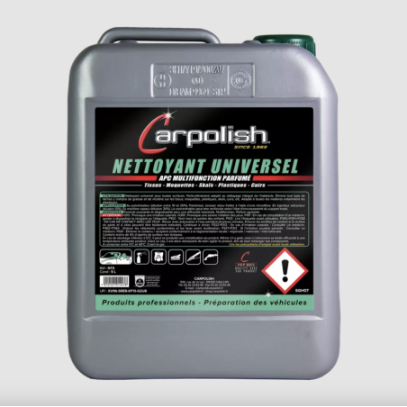 Nettoyant Universel Habitacle Cloth Cleaner, CARPOLISH (5L)