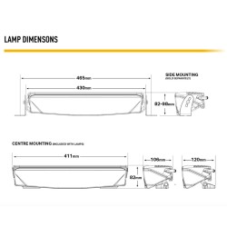 PHARE LED LAZER AIR-55 RED PL, LAZER