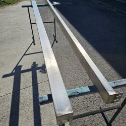 BARRES LATÉRALE INOX 80*40MM SCANIA NTG EMPT 3750MM, SANS DÉCOUPES (LA PAIRE)