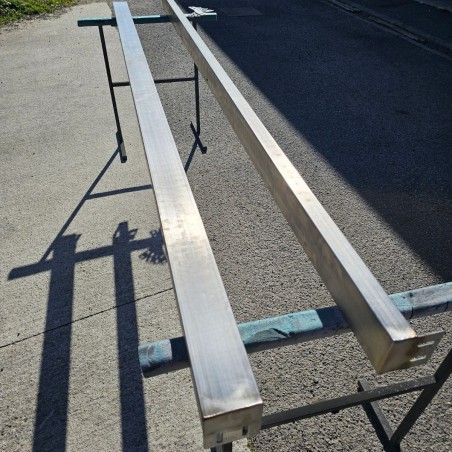 BARRES LATÉRALE INOX 80*40MM SCANIA NTG EMPT 3750MM, SANS DÉCOUPES (LA PAIRE)