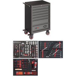 SERVANTE D'ATELIER SÉRIE M VIGOR (AVEC ASSORTIMENT 164 PIÈCES)