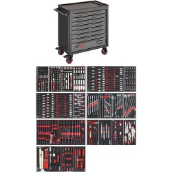 SERVANTE D'ATELIER SÉRIE XL VIGOR (AVEC ASSORTIMENT 499 PIÈCES)