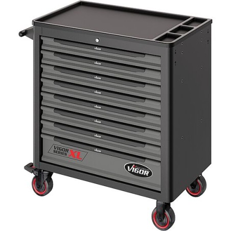 SERVANTE D'ATELIER SÉRIE XL VIGOR (AVEC ASSORTIMENT 499 PIÈCES)