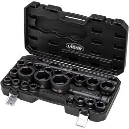 JEU DE CLÉS À DOUILLE SÉRIE FORCE VIGOR (COFFRET 24 PIÈCES)