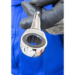 CLE MIXTE A CLIQUET, EXECUTION LONGUE, ACIER CHROME VANADIUM, VIGOR