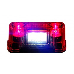 Feu de plaque rouge petit...