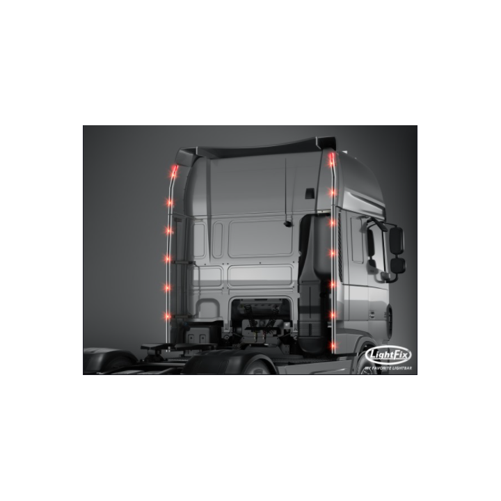 Barre de déflecteur arrière - DAF Super Space Cab