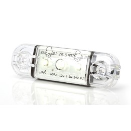 Feu de gabarit transparent orange 3 leds - Strands