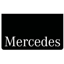 Bavette noire MERCEDES blanc
