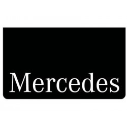 Bavette noire MERCEDES blanc