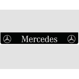 Bavette noire MERCEDES blanc