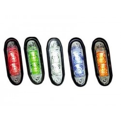 Feux extra plat rouge