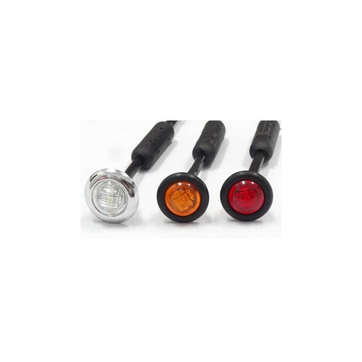 Feux à led rond rouge