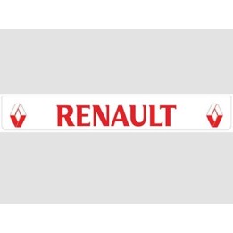 Bavette blanche RENAULT rouge