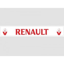 Bavette blanche RENAULT rouge