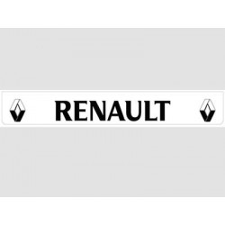Bavette blanche RENAULT noir