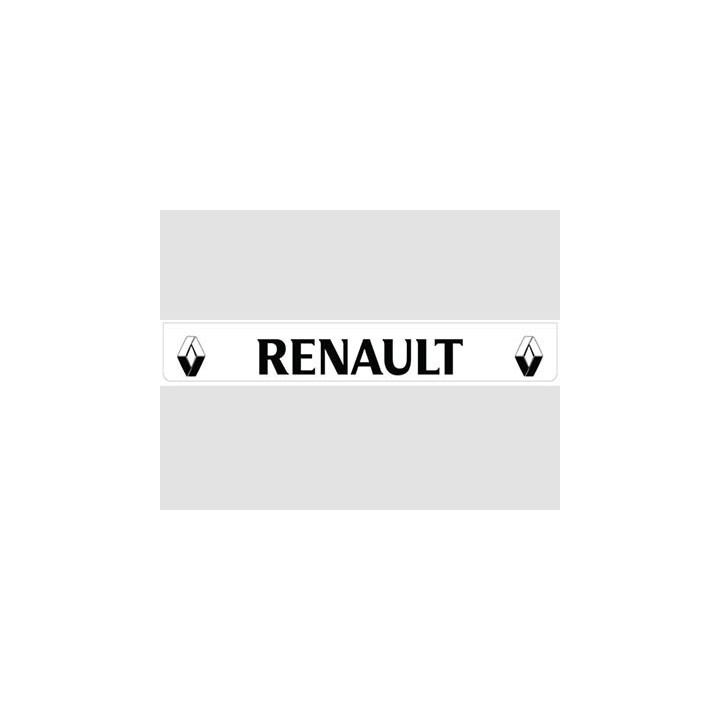 Bavette blanche RENAULT noir