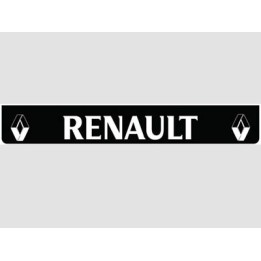 Bavette noire RENAULT blanc