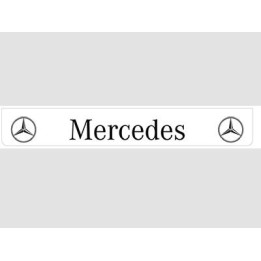 Bavette blanche MERCEDES noir