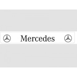 Bavette blanche MERCEDES noir