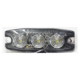 Feu flash extra plat blanc led