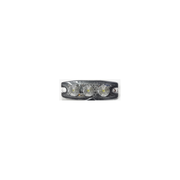 Feu flash extra plat blanc led