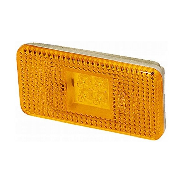 Feu latéral rectangle orange - led