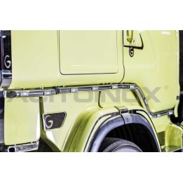 Barres sous portières + leds orange - Scania R