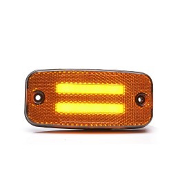Feu latéral rectangle orange - led