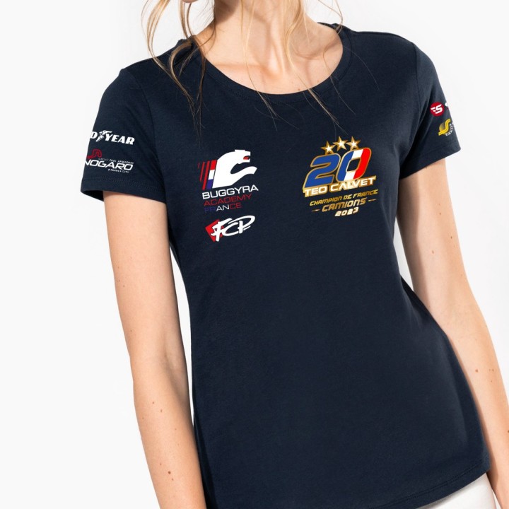 Tshirt femme Téo Calvet, Champion France 2023