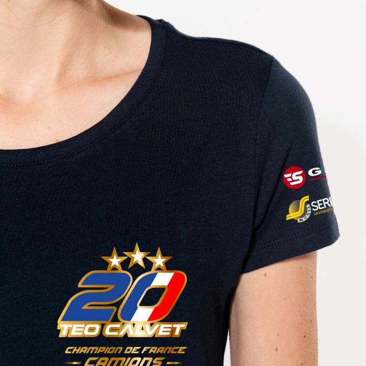 Tshirt femme Téo Calvet, Champion France 2023