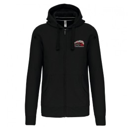 Sweat shirt zippé capuche homme, FCP 30 ans