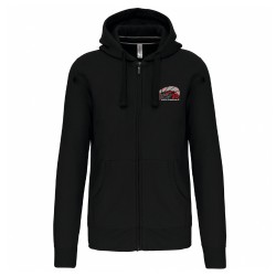 Sweat shirt zippé capuche...
